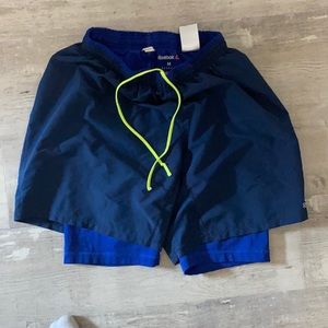 Reebok 5” inseam Shorts- built in compression